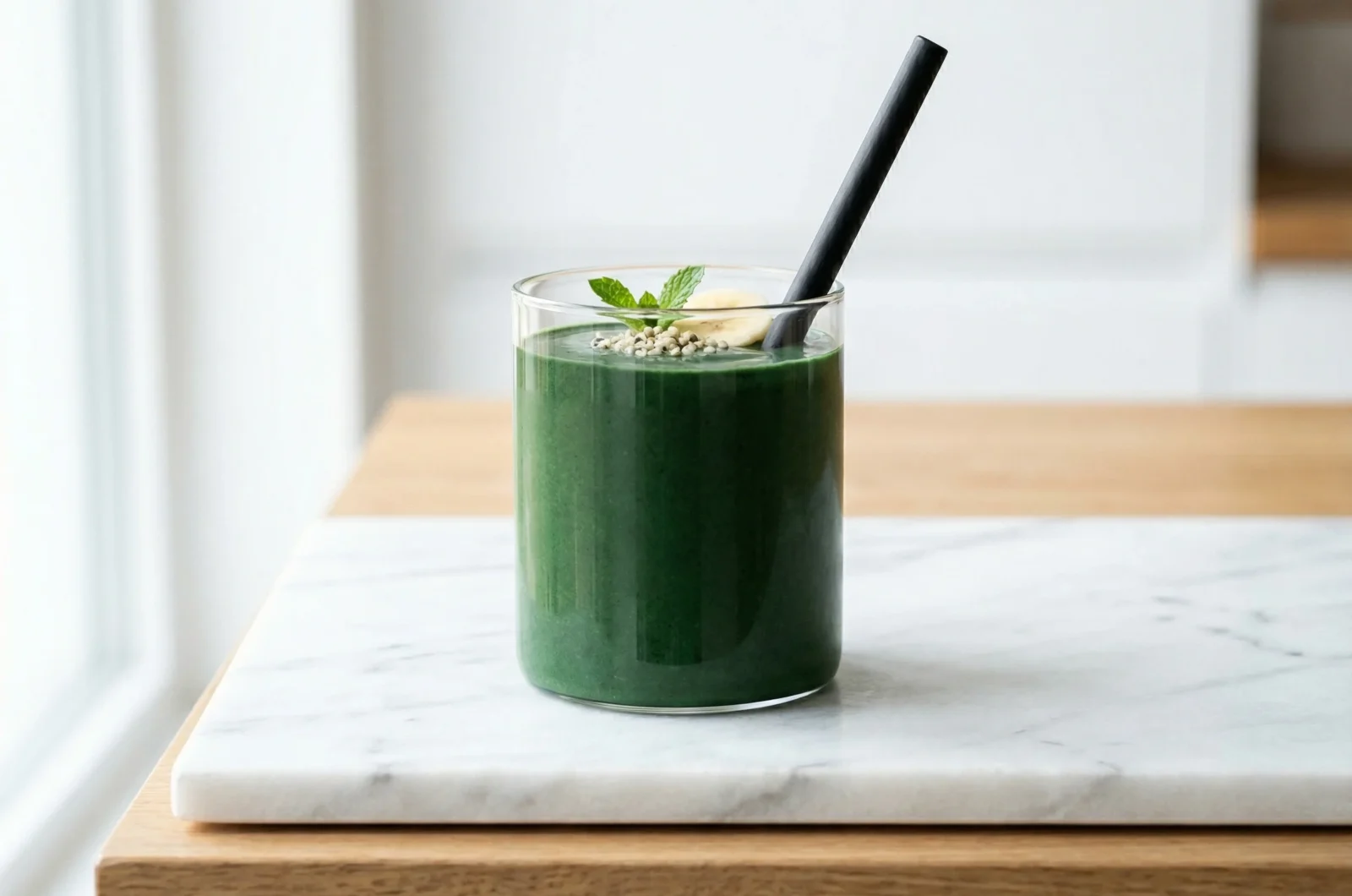 Smoothie with Spirulina - 3 Clean Recipes + The PCOS Benefits Nobody Talks About